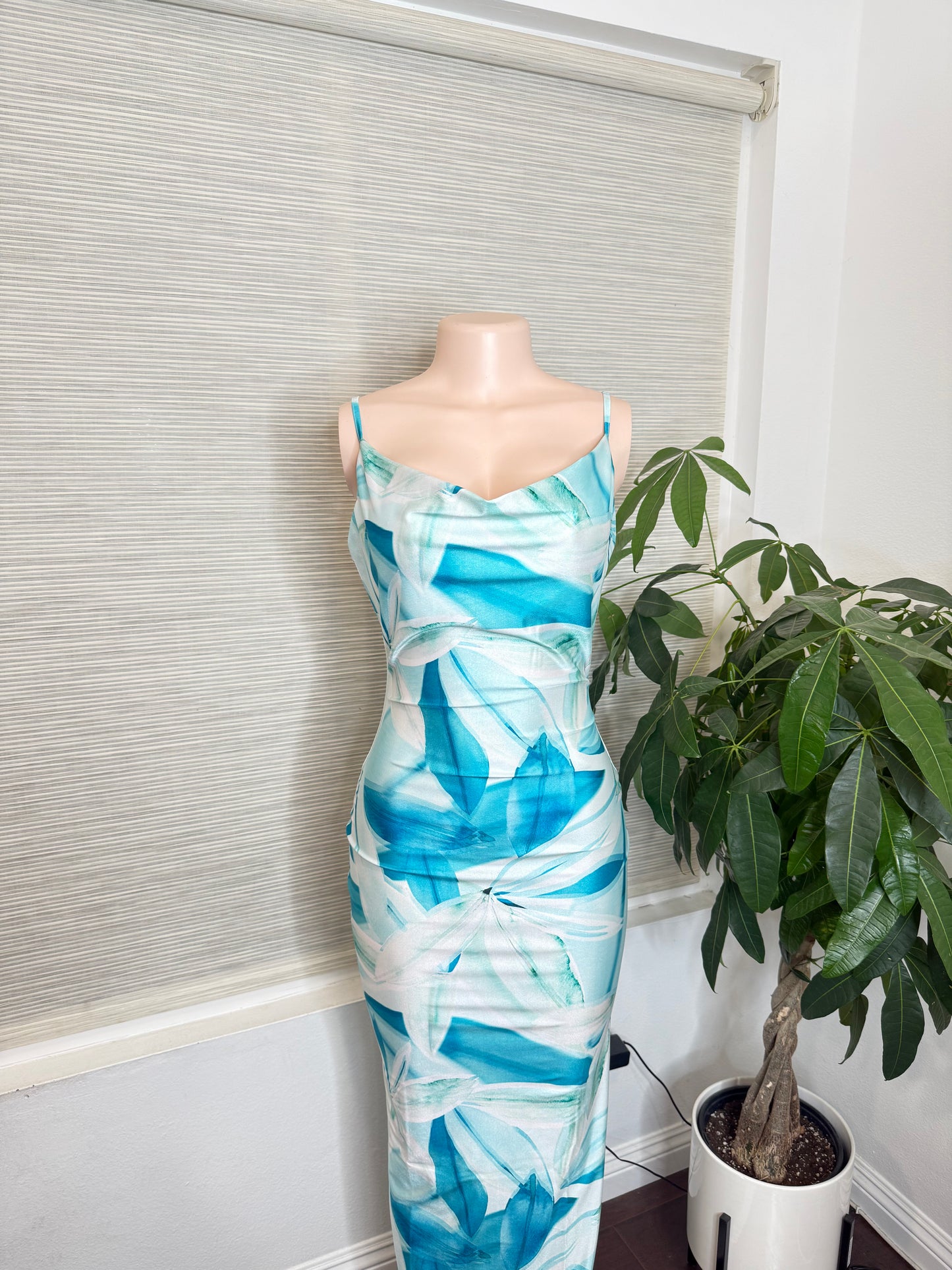 Maxi Slip Satin Dress