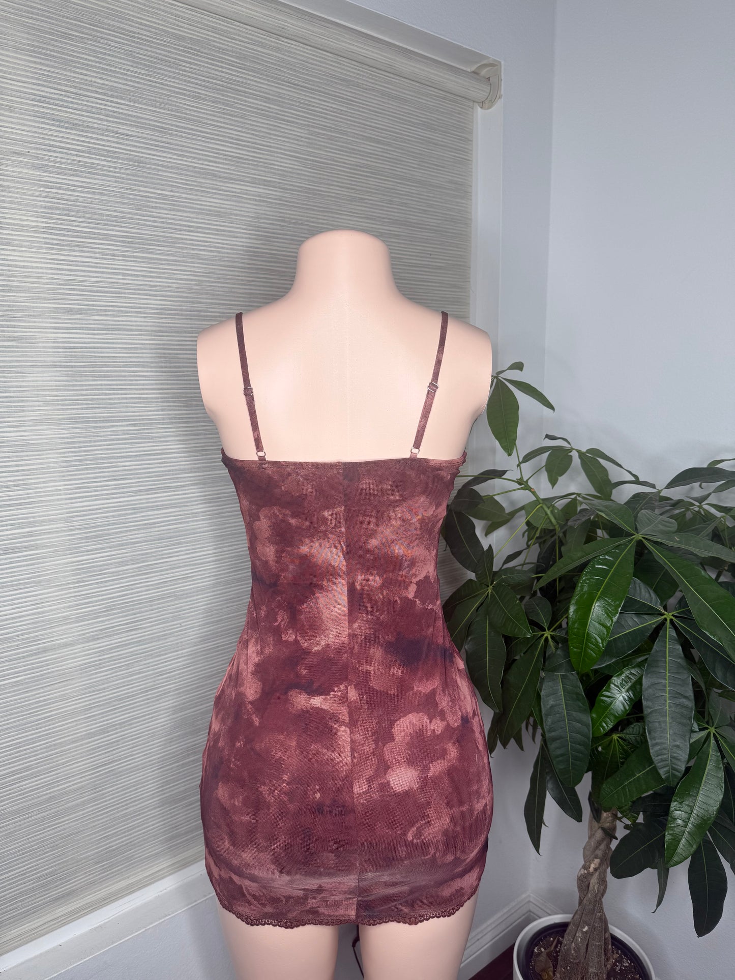 Corset Mesh Dress