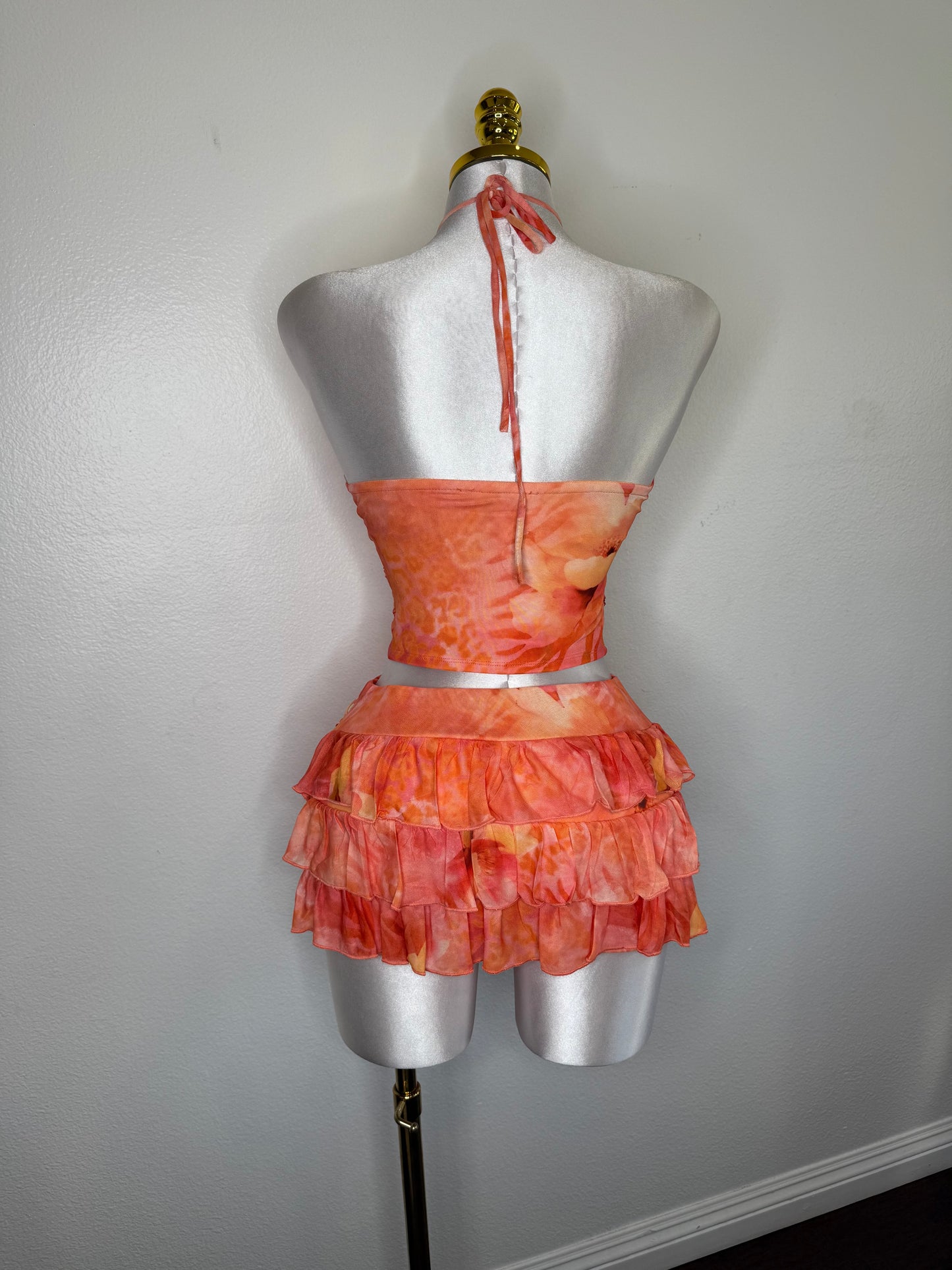 Bichota Ruffle Shorts Set