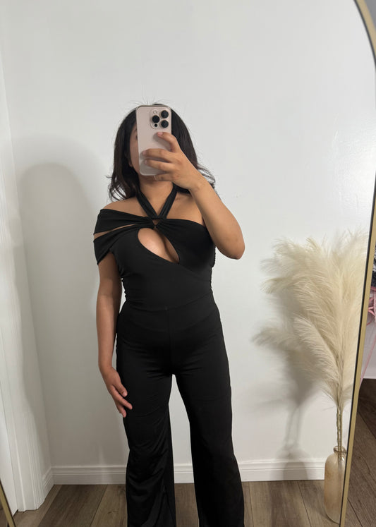 Clarissa Black Romper