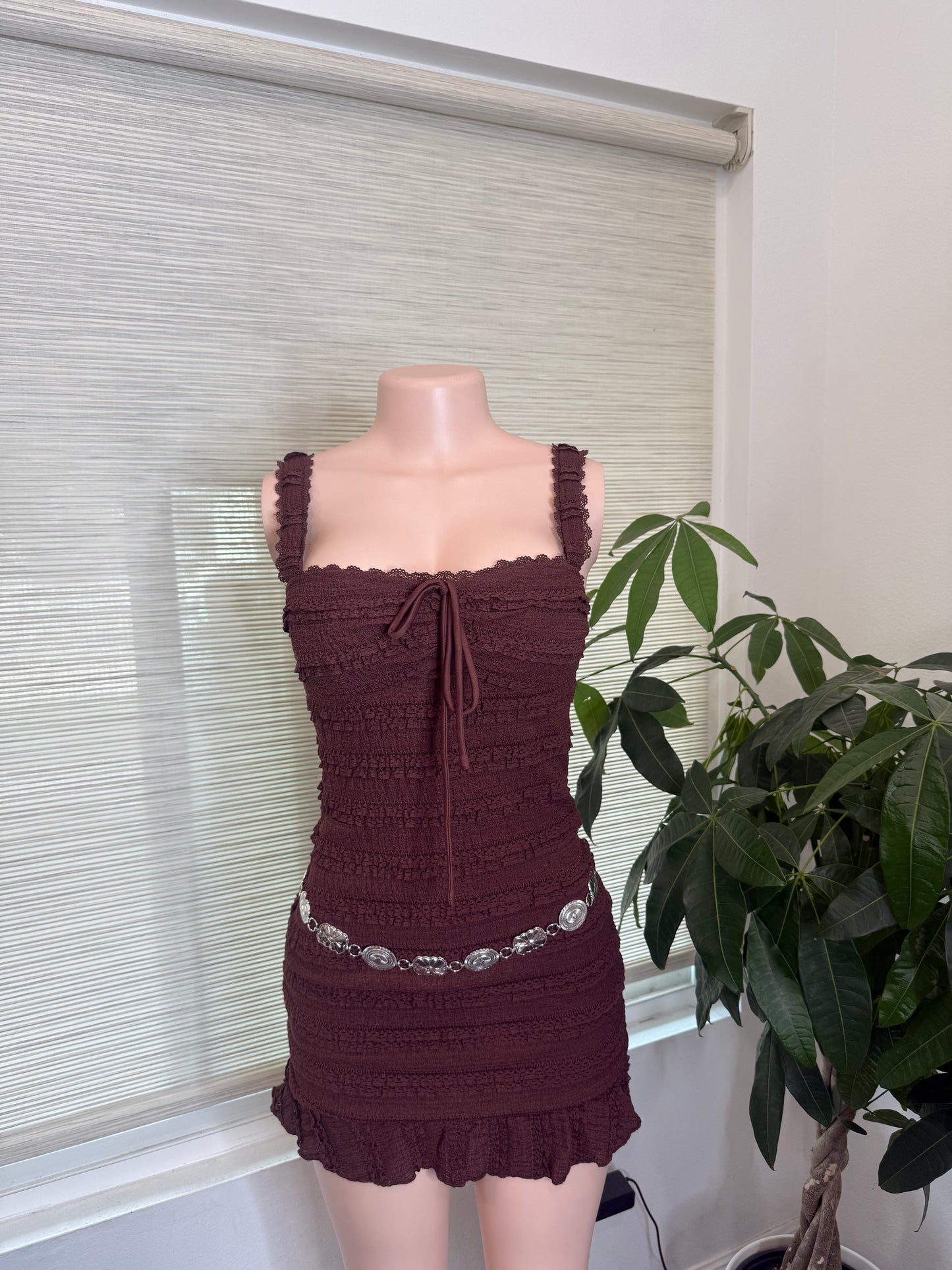 Chella Dress (Brown)