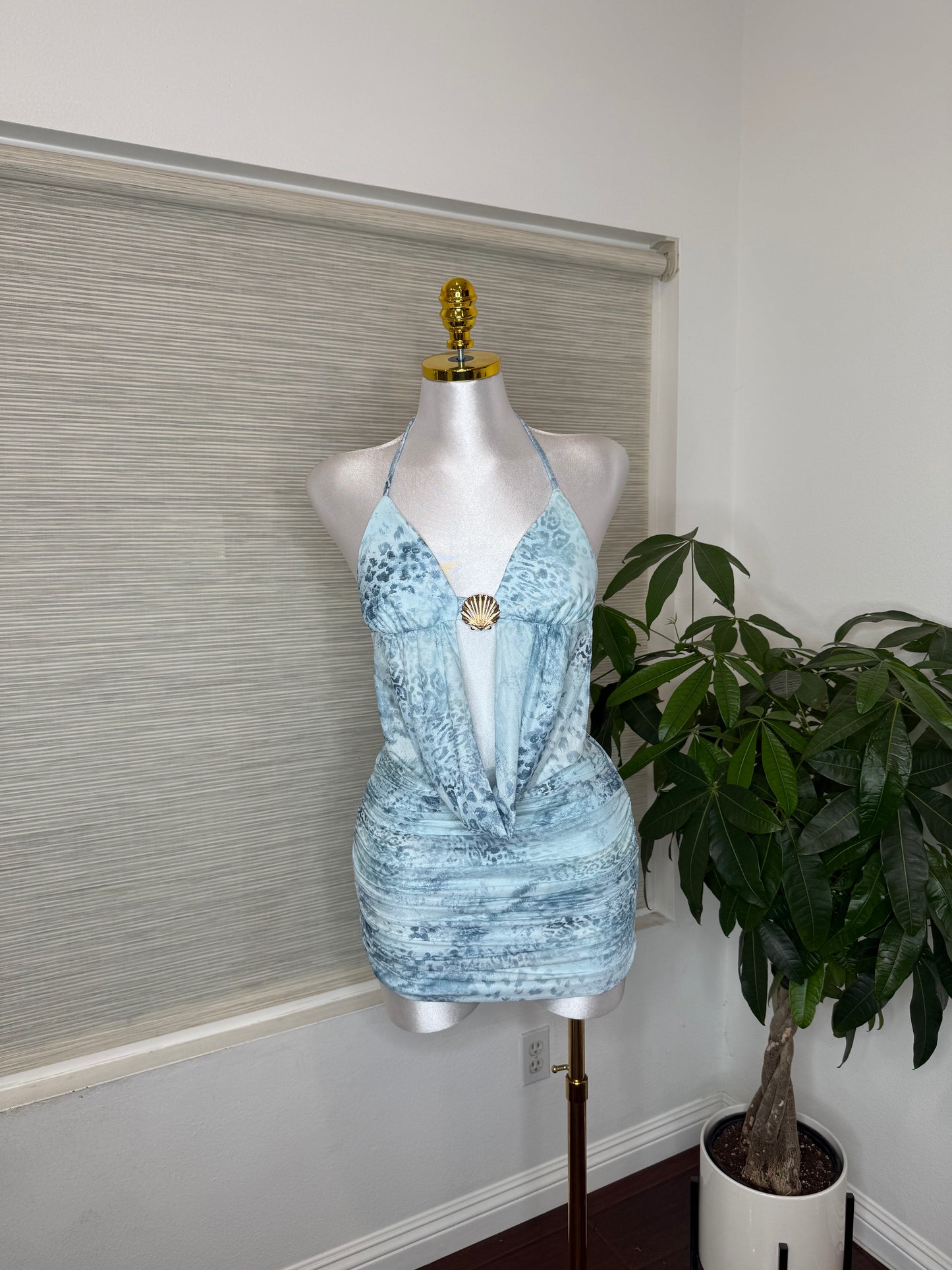 Cheetah Halter Dress