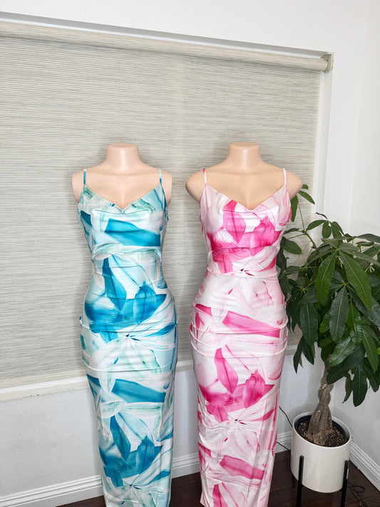 Maxi Slip Satin Dress