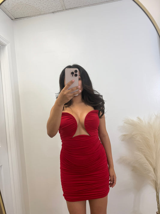 Mel dress (red)