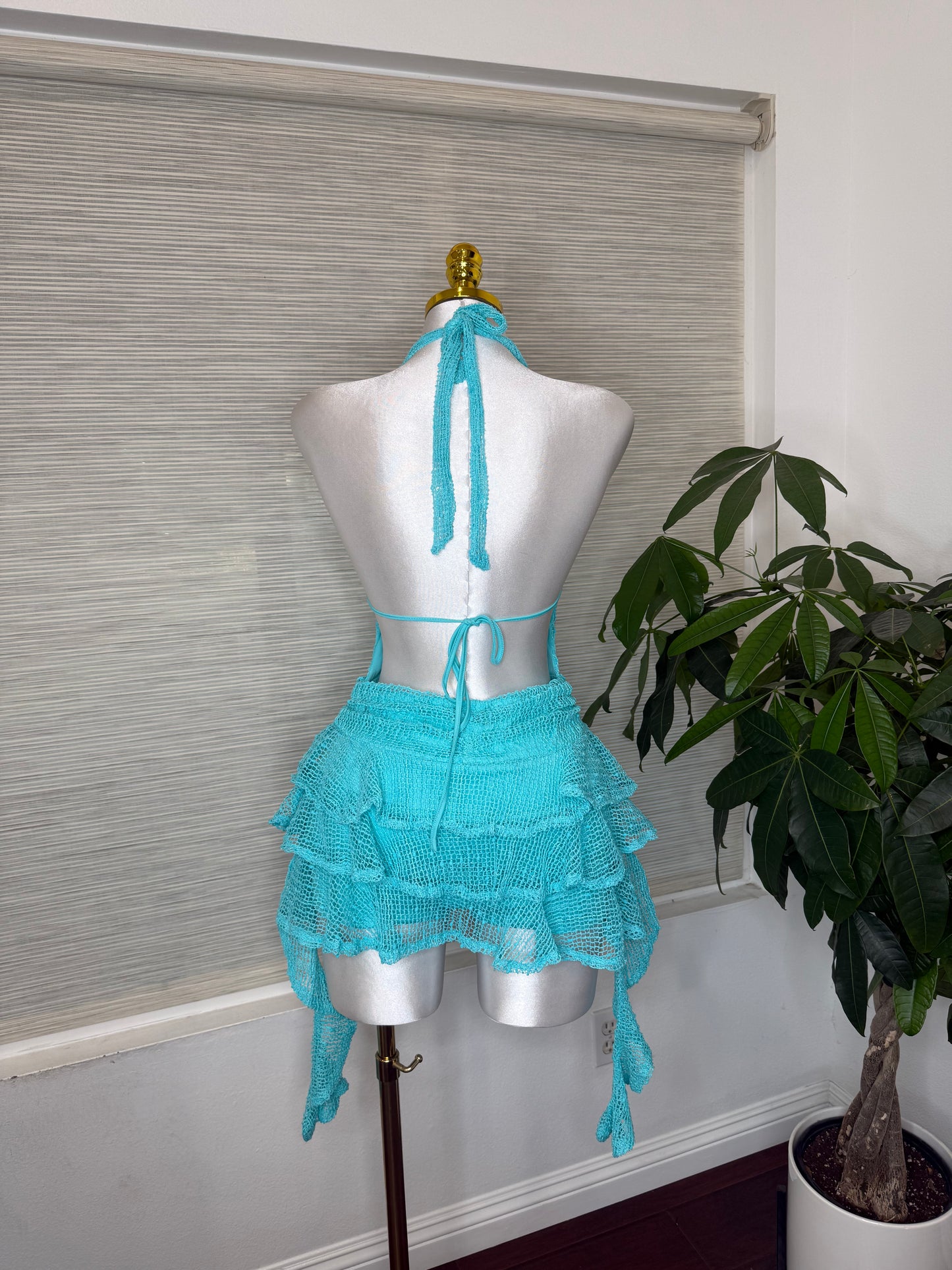 Verano Dress (Turquoise)