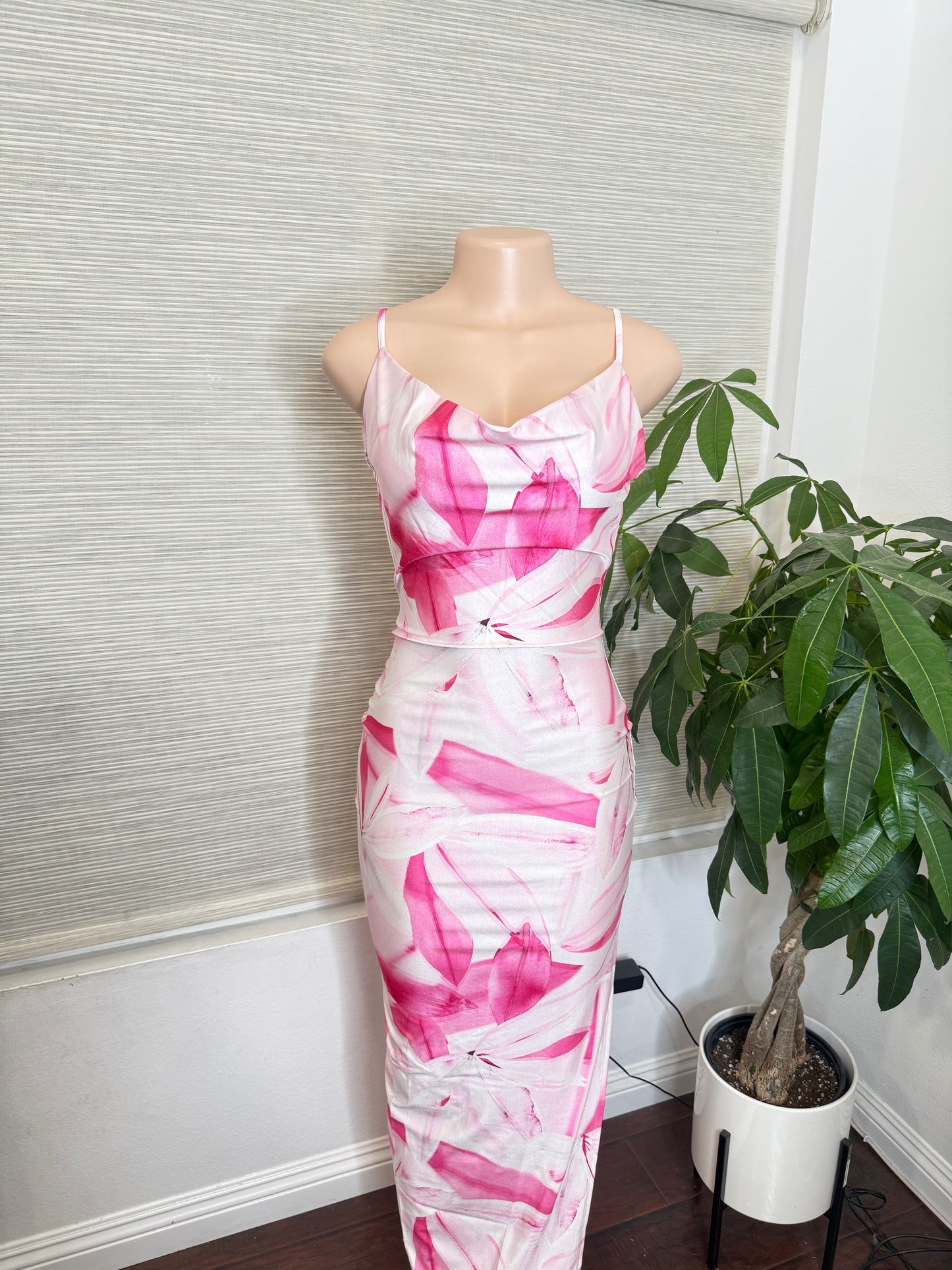 Maxi Slip Satin Dress