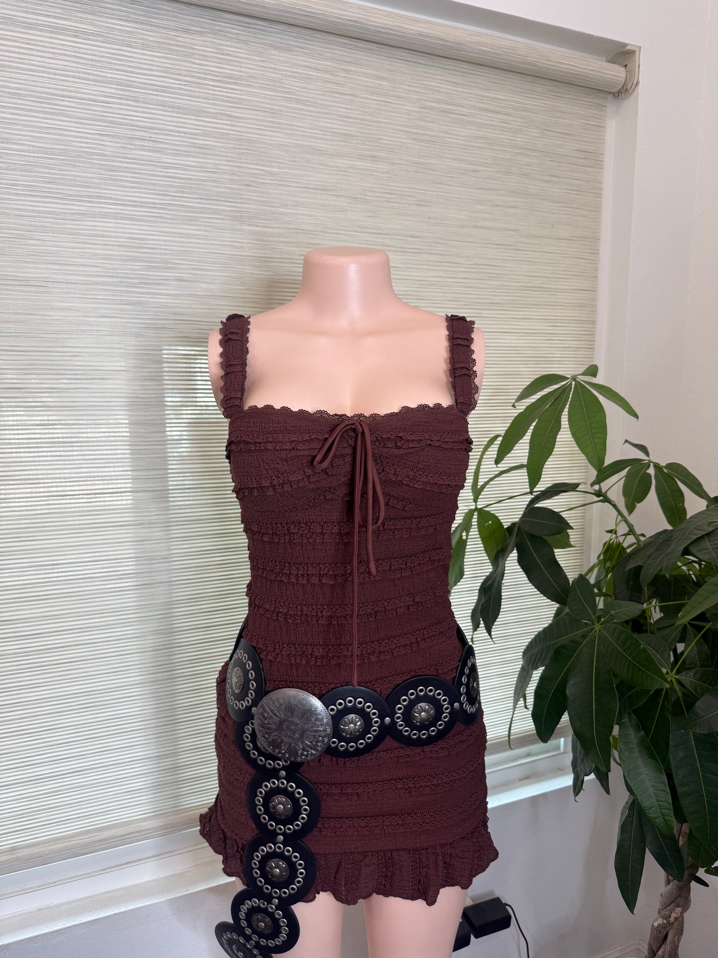 Chella Dress (Brown)