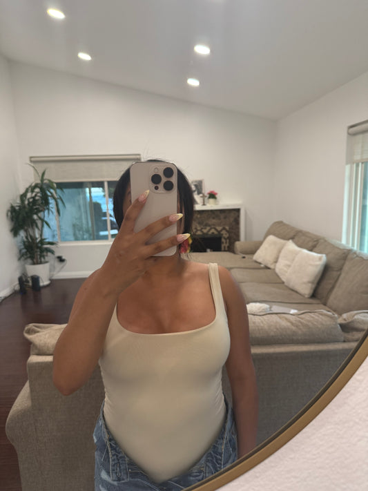 Leslie Khaki Bodysuit