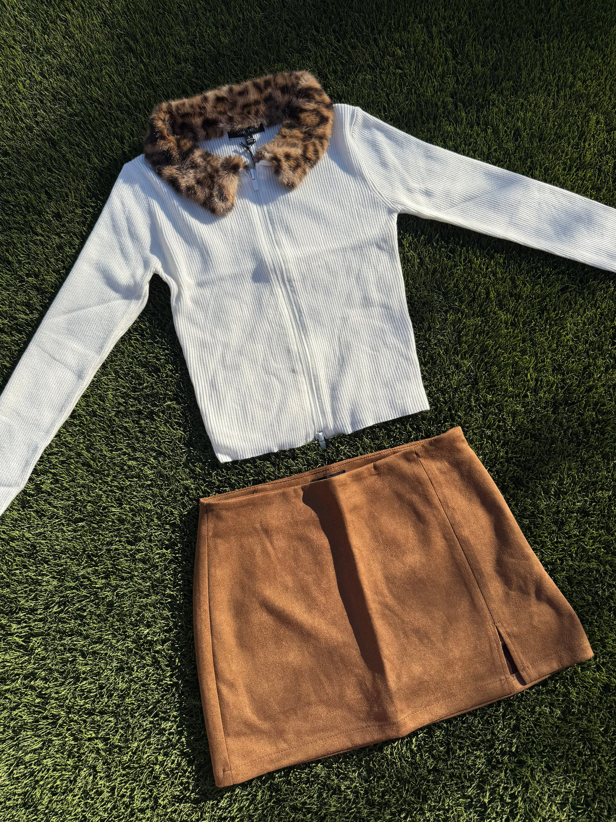 Brown Skort