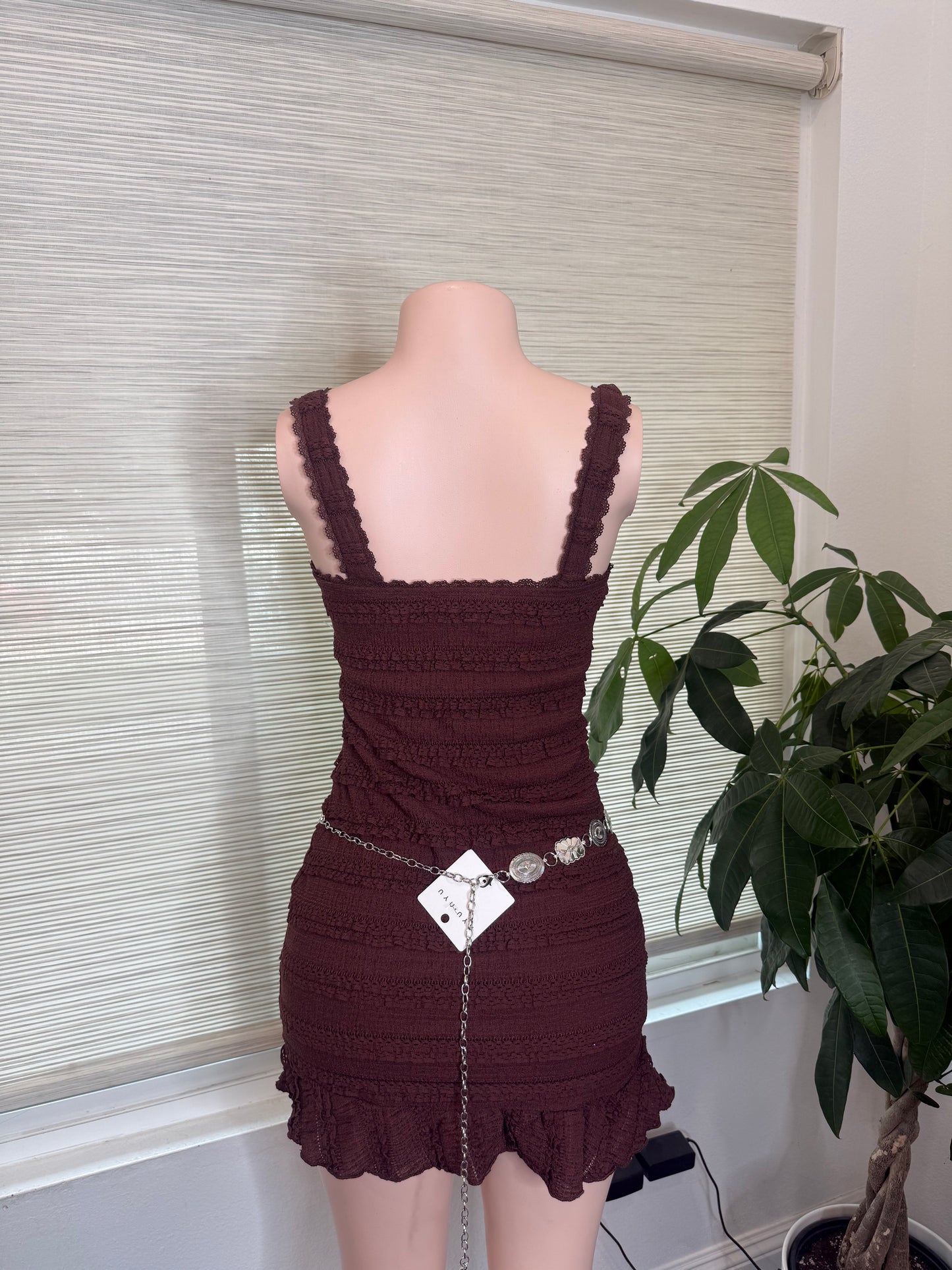 Chella Dress (Brown)