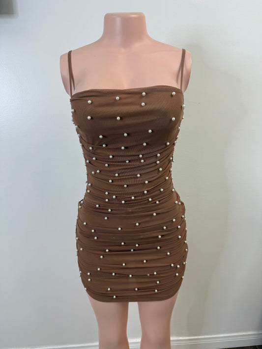 Pearl Brown Dress